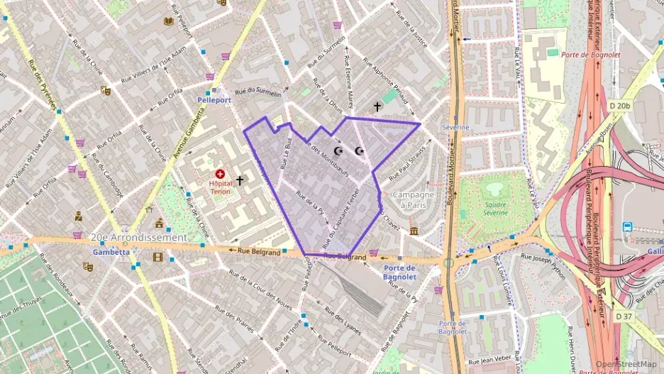 Appartement 42 m² trois pièces à vendre à Paris 20e Arrondissement