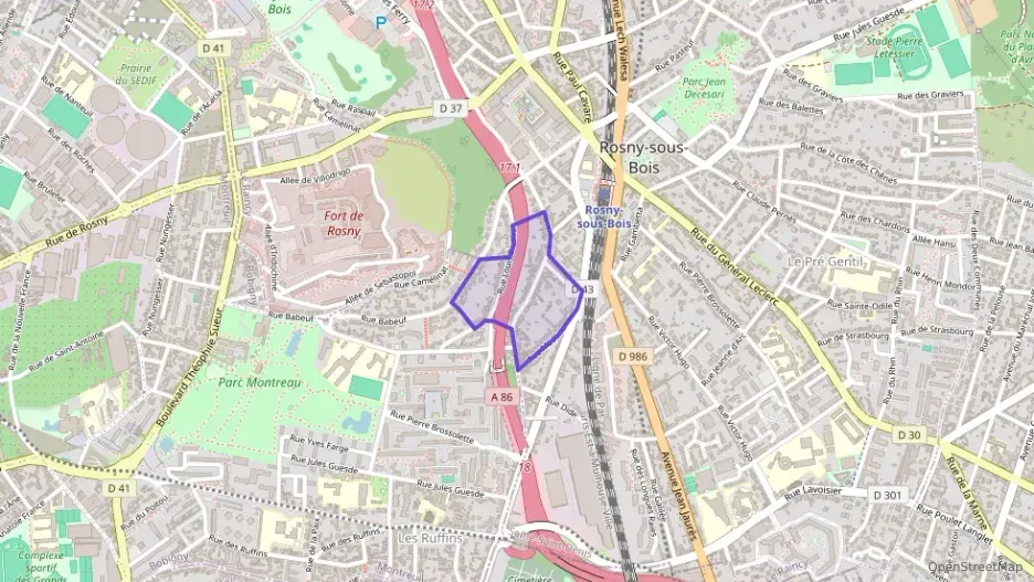Appartement 33 m² trois pièces à vendre à Rosny-sous-Bois