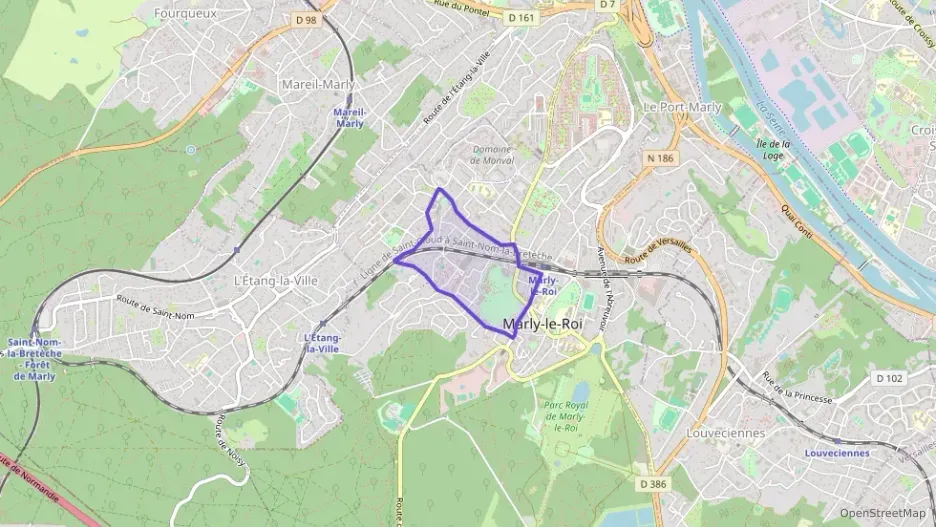 Appartement 83 m² deux pieces à vendre à Marly-le-Roi