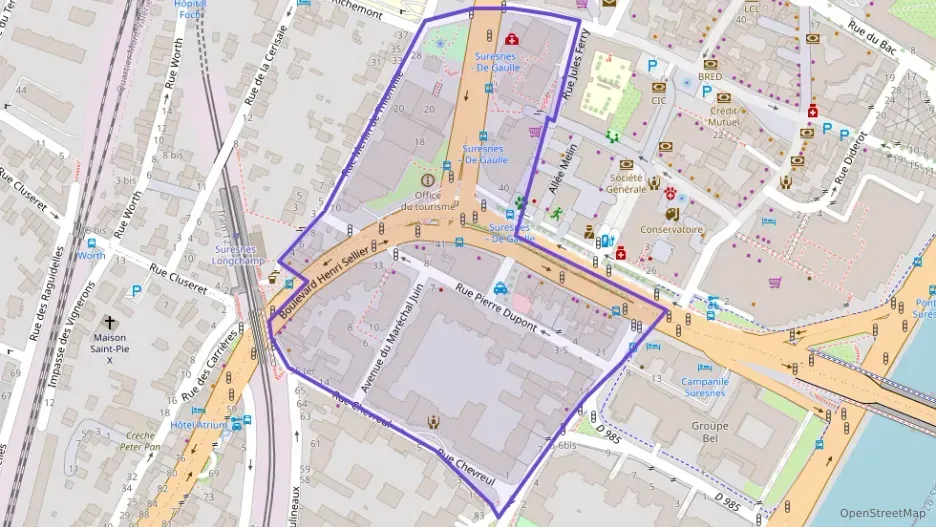 Appartement 72 m² trois pièces à vendre à Suresnes