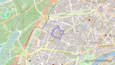 Appartement 55 m² une piece à vendre à Paris 16e Arrondissement