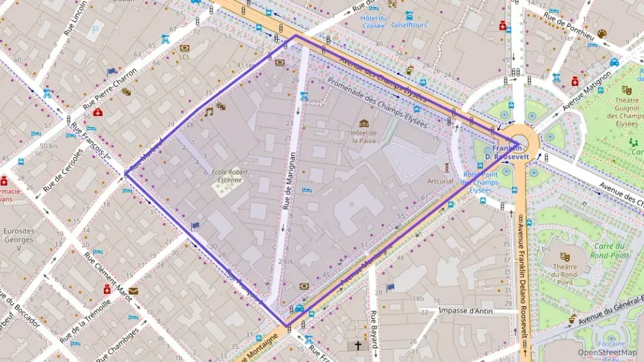 Appartement 25 m² une piece à vendre à Paris 8e Arrondissement Appartement 25 m² une piece à vendre à Paris 8e Arrondissement
