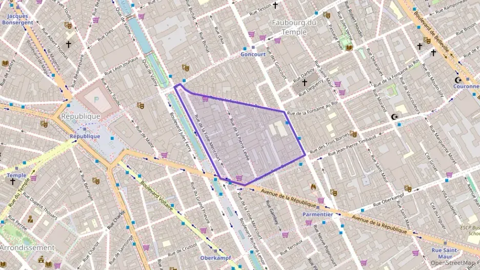 Appartement 54 m² trois pièces à vendre à Paris 11e Arrondissement