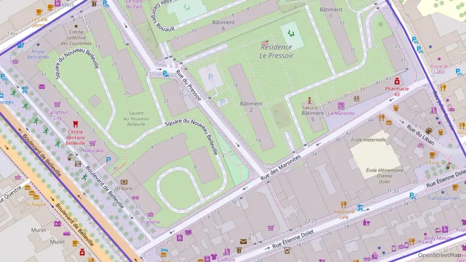 Appartement 23 m² une piece à vendre à Paris 20e Arrondissement