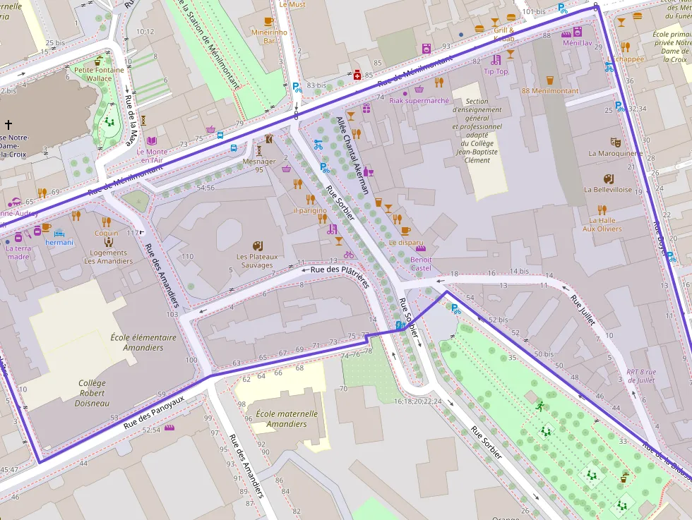 Appartement 28 m² une piece à vendre à Paris 20e Arrondissement