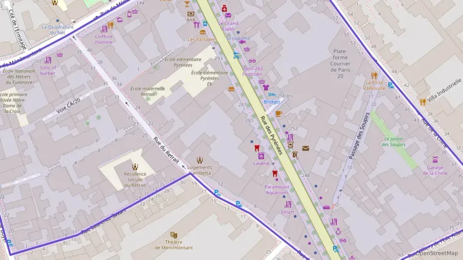 Appartement 40 m² deux pieces à vendre à Paris 20e Arrondissement