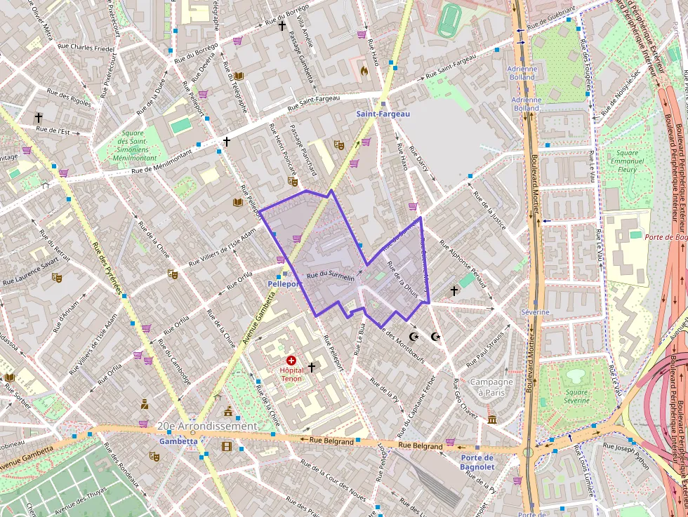 Appartement 39 m² deux pieces à vendre à Paris 20e Arrondissement