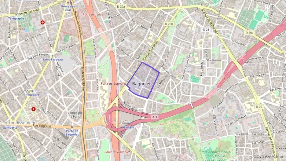 Appartement 95 m² trois pièces à vendre à Bagnolet