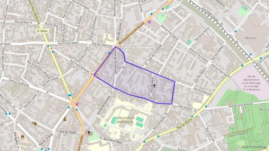 Appartement 40 m² une piece à vendre à Montreuil