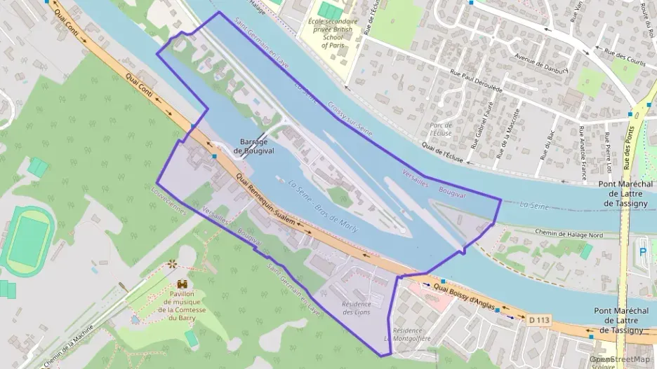 Appartement 130 m² cinq pièces à vendre à Bougival Appartement 130 m² cinq pièces à vendre à Bougival