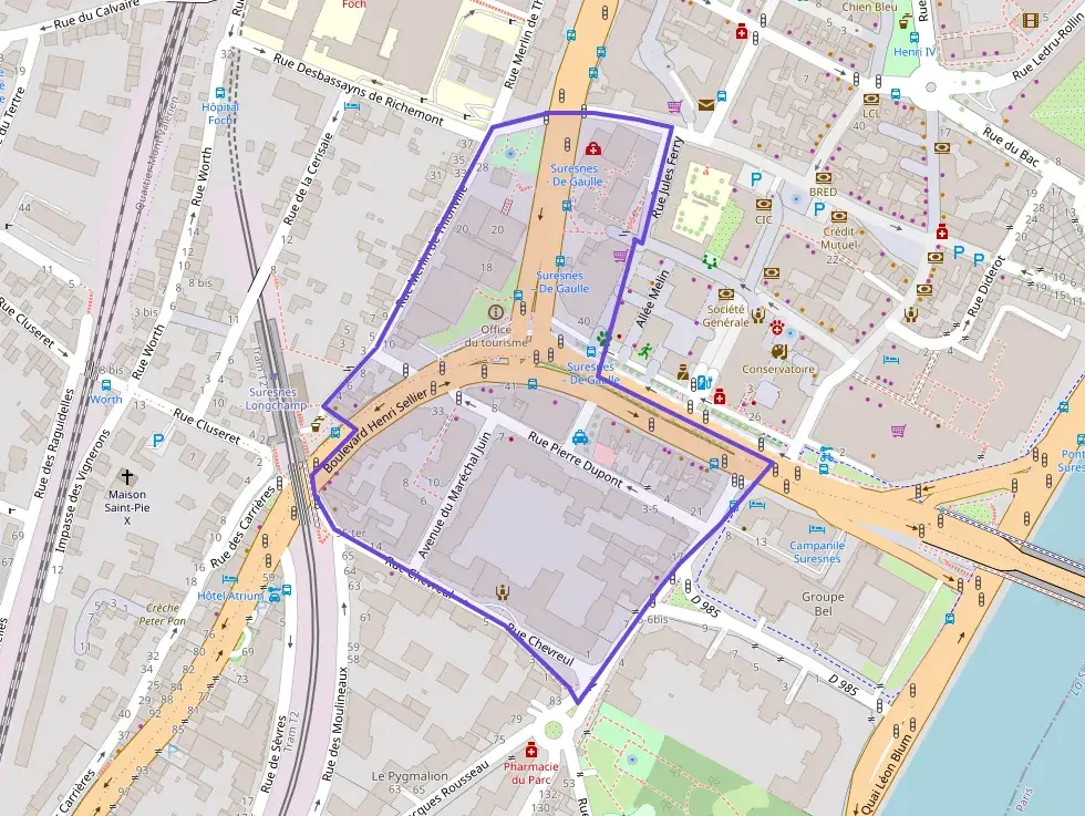 Appartement 58 m² deux pieces à vendre à Suresnes