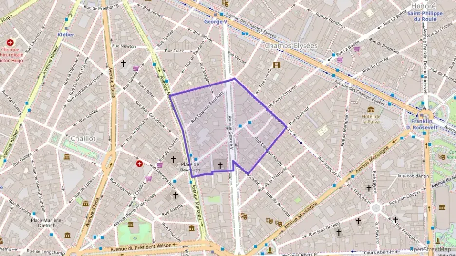 Appartement 100 m² trois pièces à vendre à Paris 8e Arrondissement