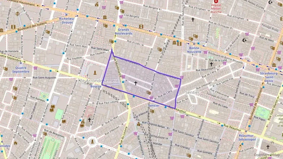 Appartement 98 m² trois pièces à vendre à Paris 2e Arrondissement