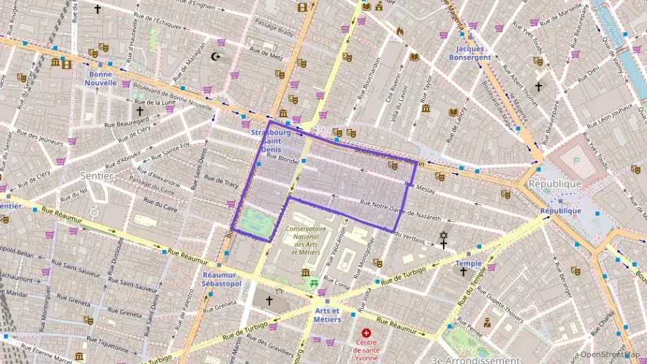 Appartement 56 m² trois pièces à vendre à Paris 3e Arrondissement