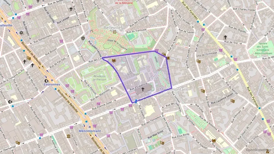 Appartement 51 m² deux pieces à vendre à Paris 20e Arrondissement