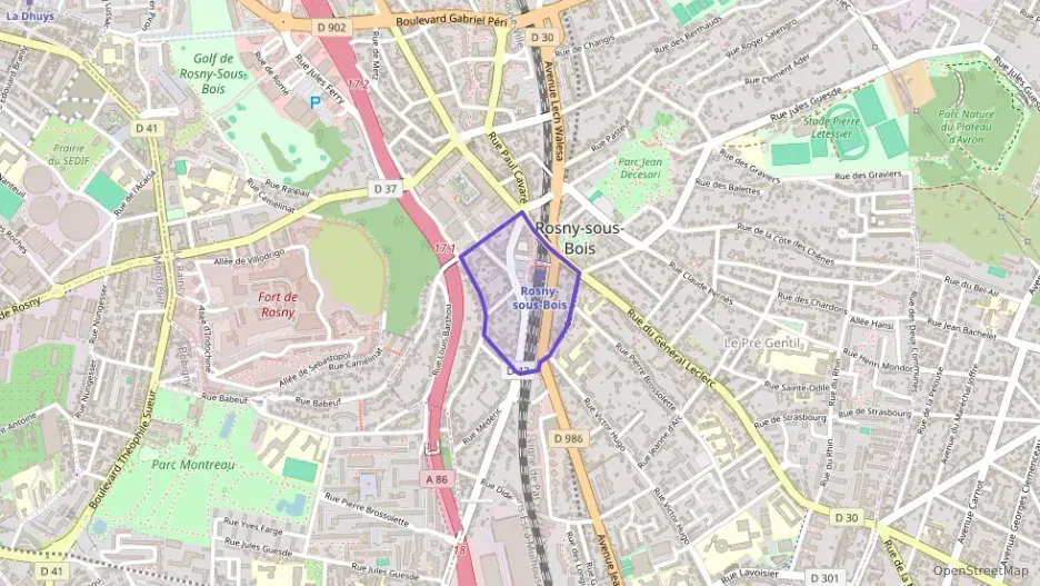 Appartement 63 m² trois pièces à vendre à Rosny-sous-Bois
