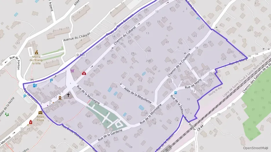 Appartement 60 m² trois pièces à vendre à L`Étang-la-Ville