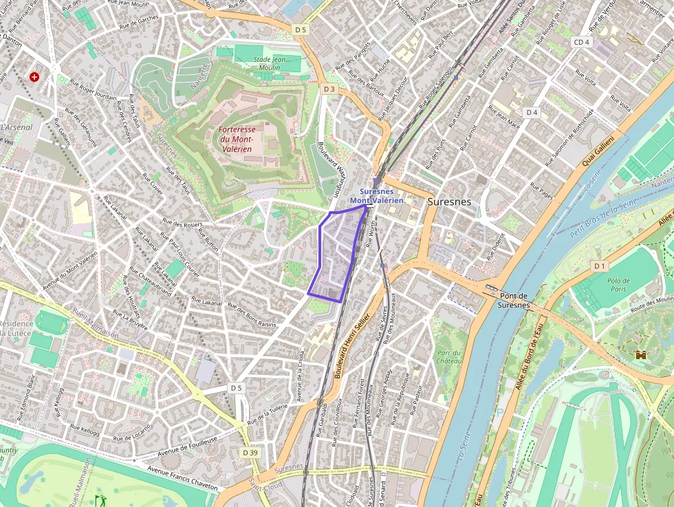 Appartement 62 m² trois pièces à vendre à Suresnes