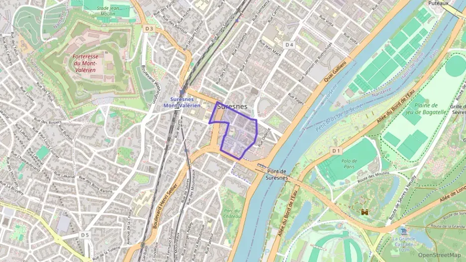 Appartement 45 m² trois pièces à vendre à Suresnes