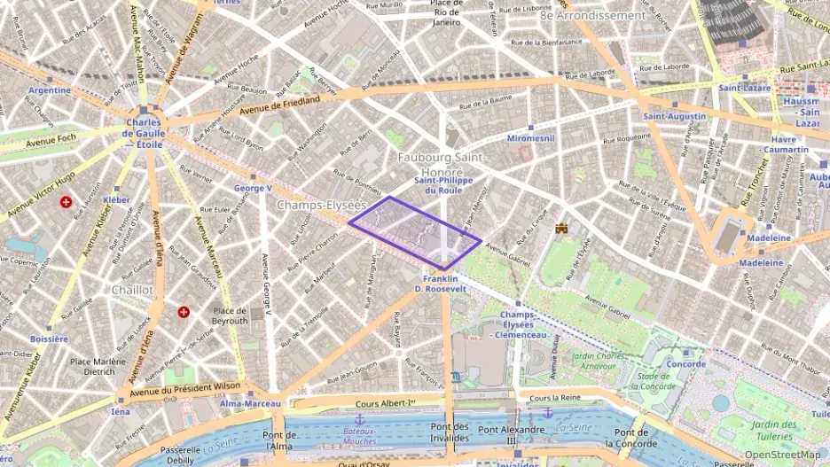 Appartement 30 m² une piece à vendre à Paris 8e Arrondissement