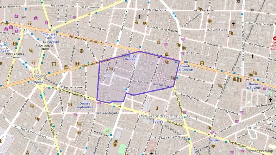 Appartement 48 m² deux pieces à vendre à Paris 2e Arrondissement