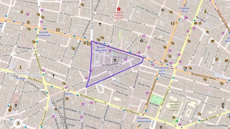 Appartement 75 m² quatre pièces à vendre à Paris 2e Arrondissement