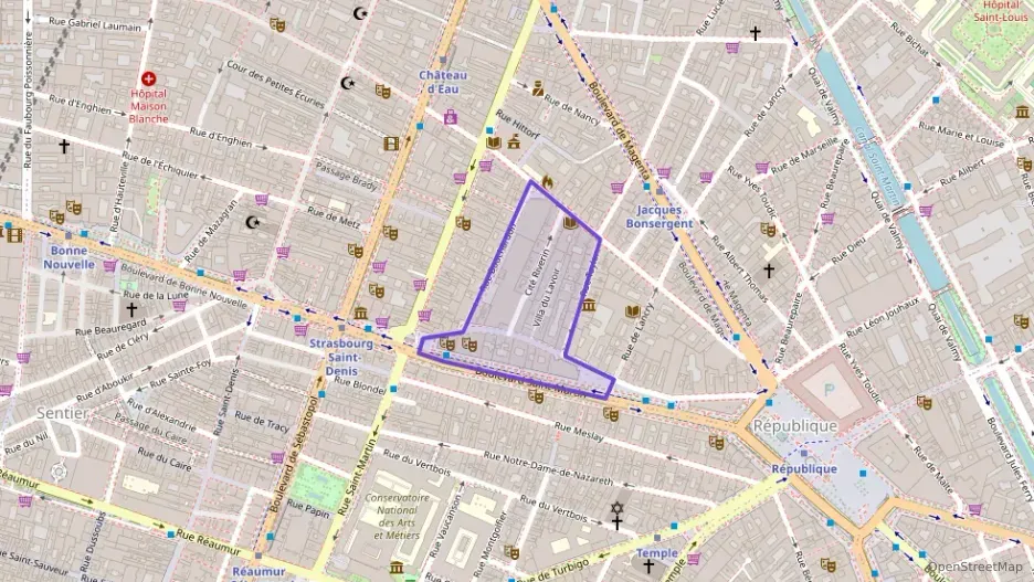 Appartement 50 m² deux pieces à vendre à Paris 10e Arrondissement Appartement 50 m² deux pieces à vendre à Paris 10e Arrondissement