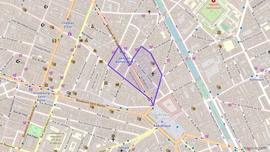 Appartement 69 m² quatre pièces à vendre à Paris 10e Arrondissement