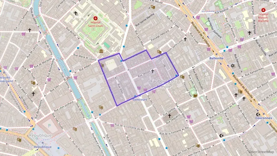 Appartement 72 m² trois pièces à vendre à Paris 10e Arrondissement