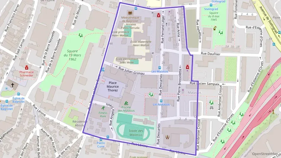 Appartement 43 m² deux pieces à vendre à Bagnolet