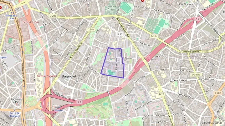 Appartement 43 m² deux pieces à vendre à Bagnolet