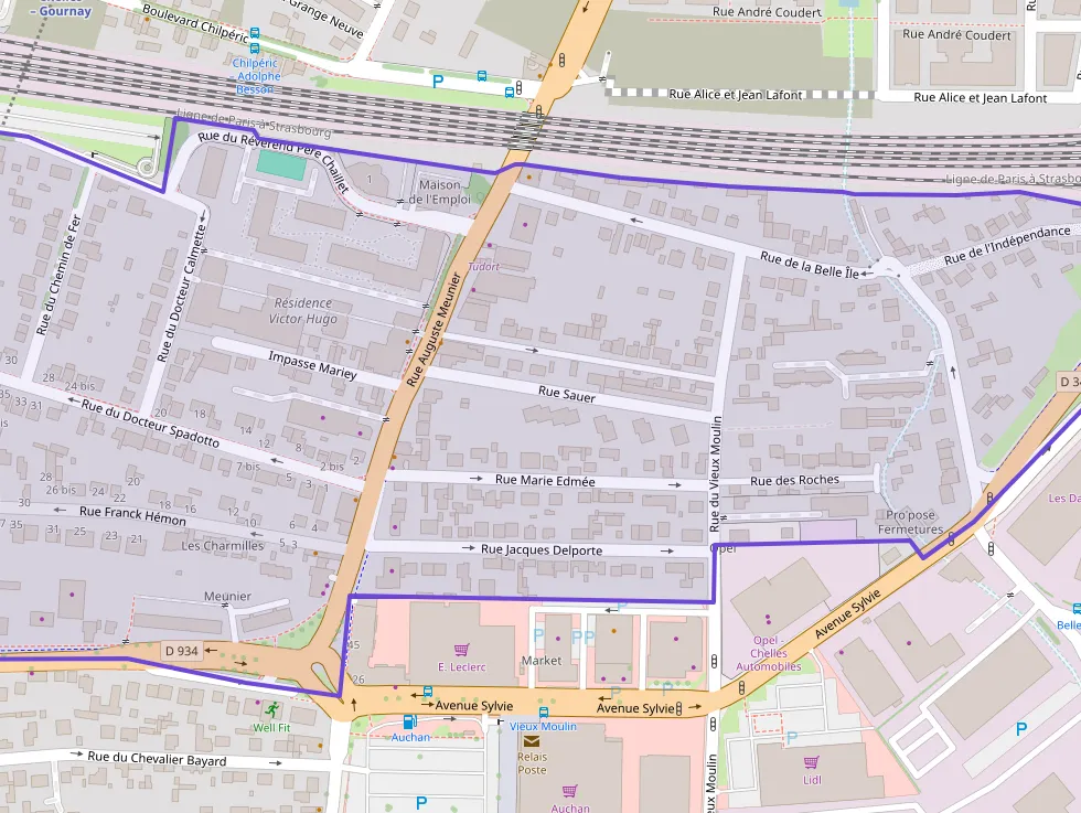 Appartement 56 m² trois pièces à vendre à Chelles