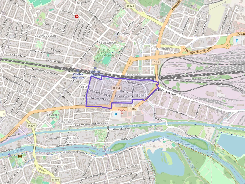 Appartement 56 m² trois pièces à vendre à Chelles