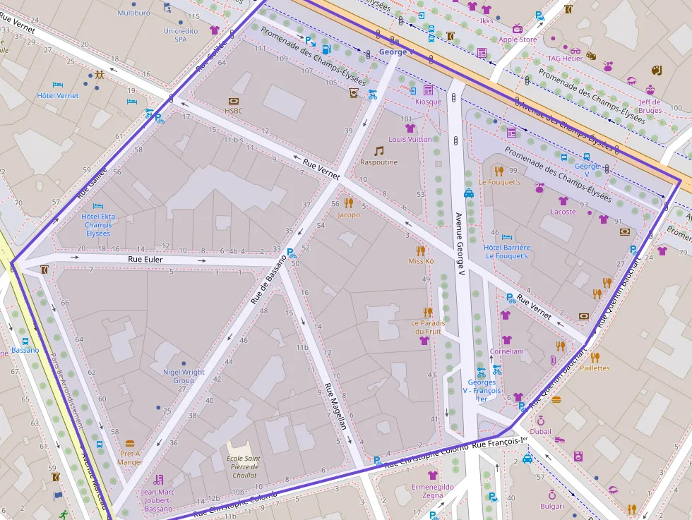 Appartement 78 m² trois pièces à vendre à Paris 8e Arrondissement