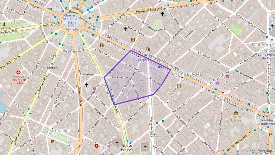 Appartement 78 m² trois pièces à vendre à Paris 8e Arrondissement