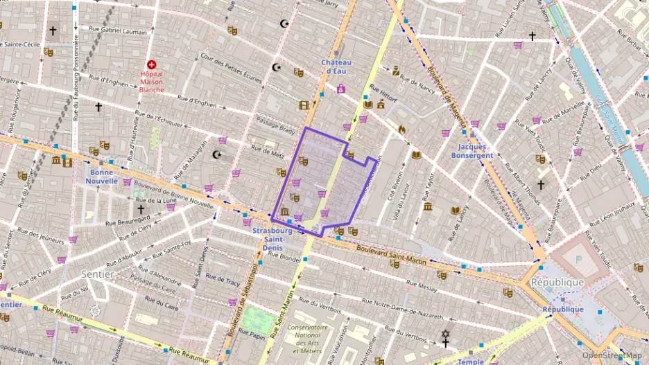 Appartement 44 m² une piece à vendre à Paris 10e Arrondissement