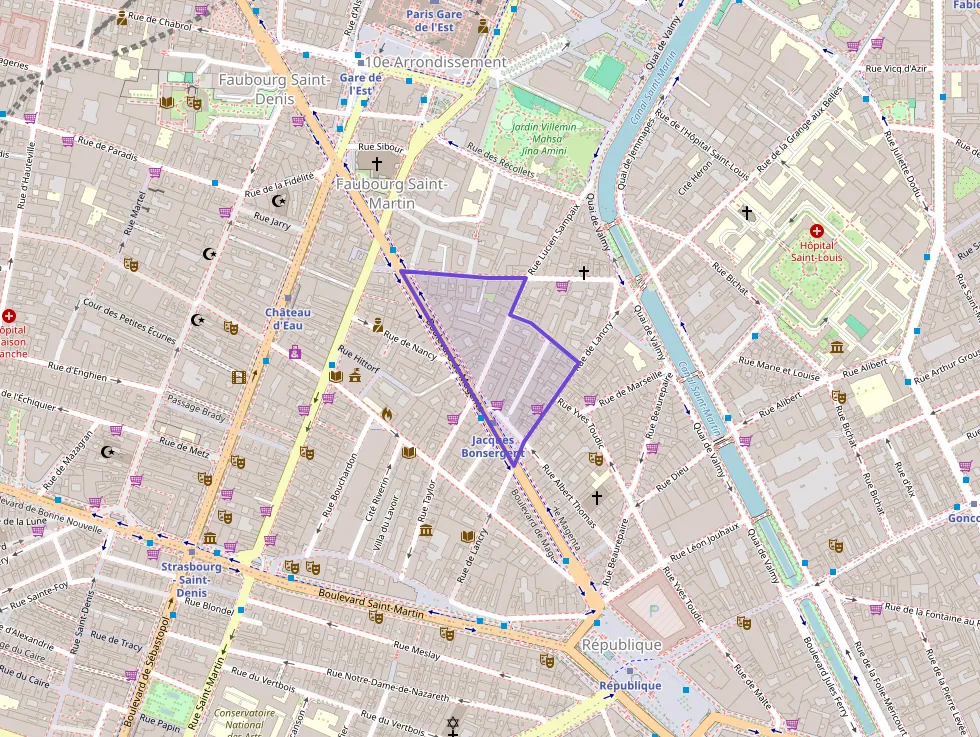 Appartement 24 m² deux pieces à vendre à Paris 10e Arrondissement