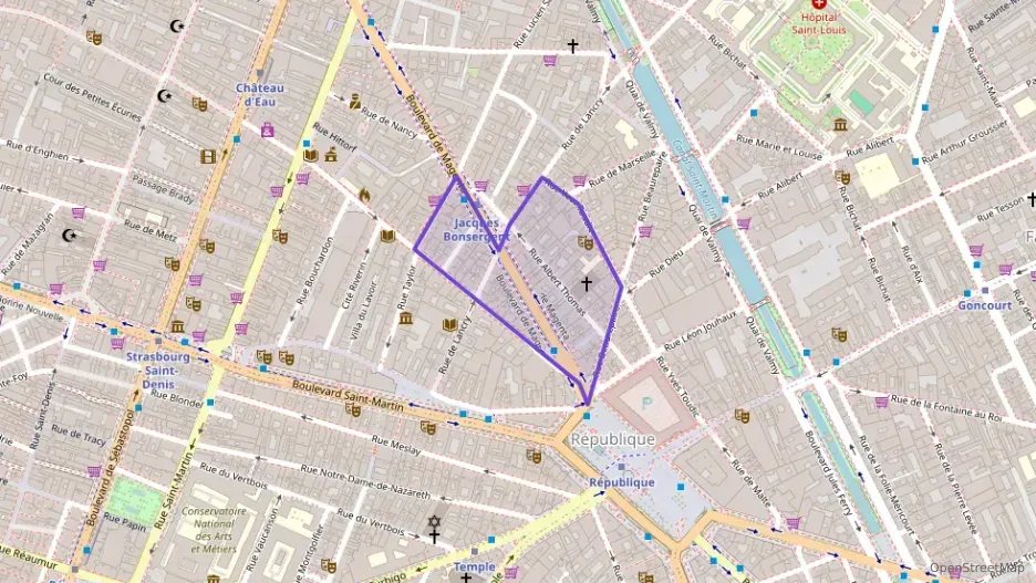 Appartement 40 m² deux pieces à vendre à Paris 10e Arrondissement