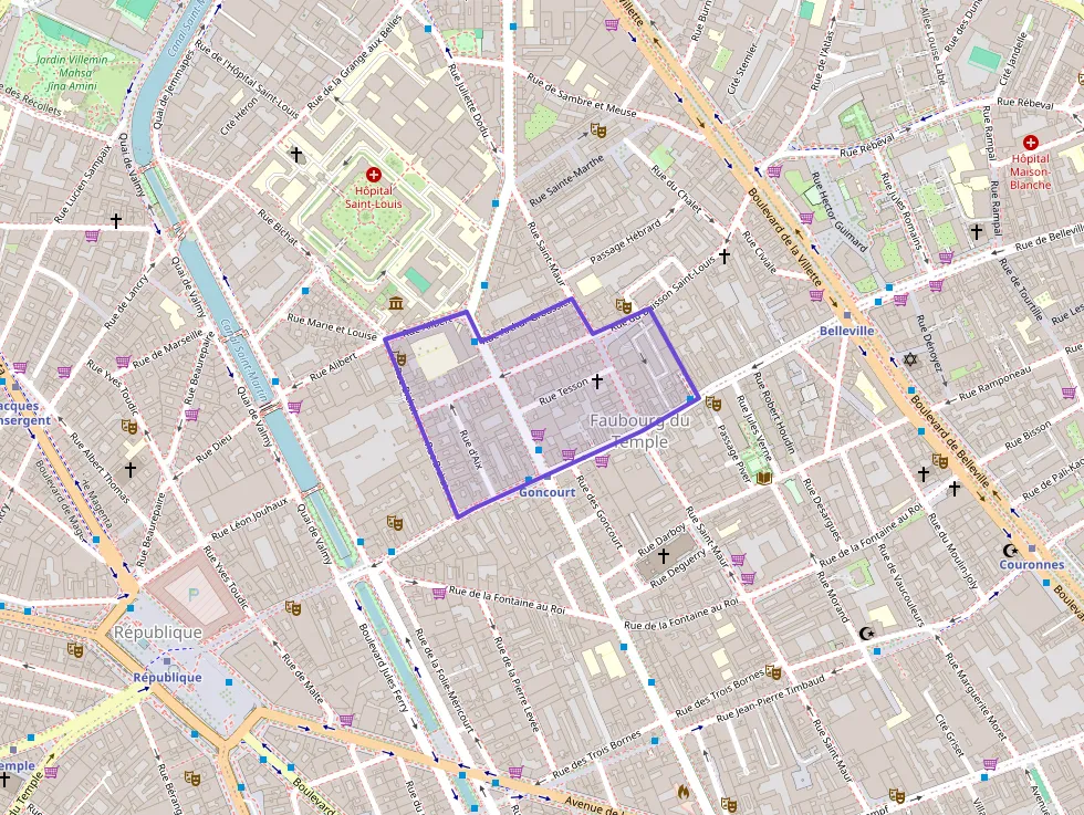 Appartement 76 m² trois pièces à vendre à Paris 10e Arrondissement