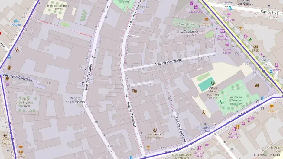 Appartement 33 m² une piece à vendre à Paris 20e Arrondissement