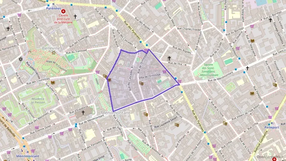 Appartement 33 m² une piece à vendre à Paris 20e Arrondissement