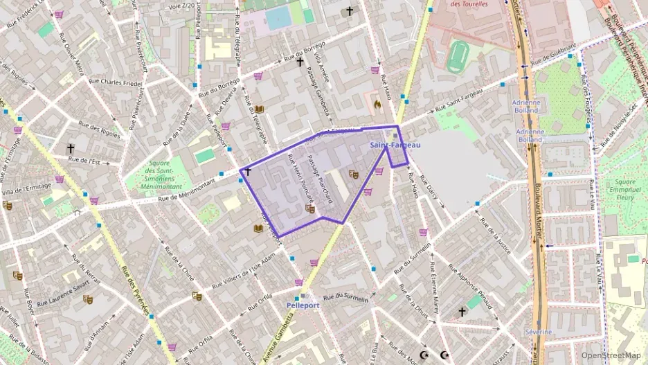Appartement 48 m² deux pieces à vendre à Paris 20e Arrondissement