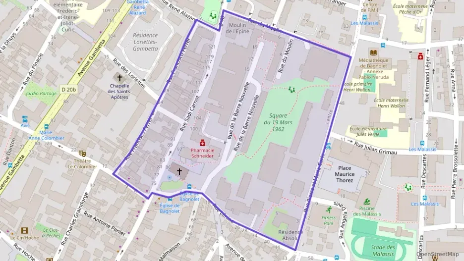 Appartement 77 m² cinq pièces à vendre à Bagnolet