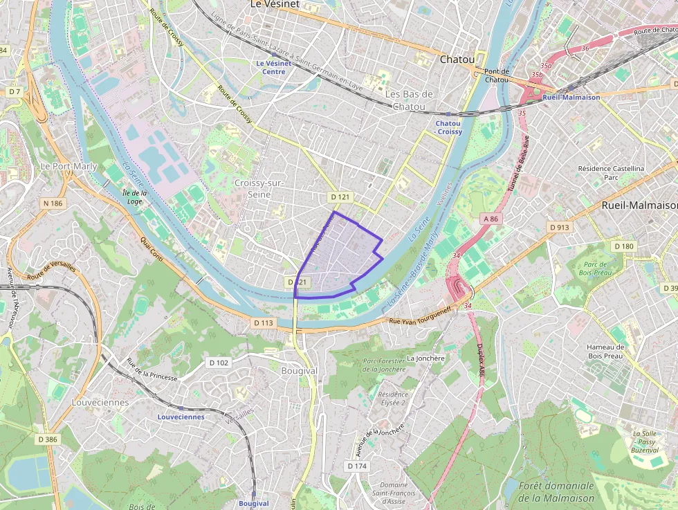Appartement 50 m² deux pieces à vendre à Croissy-sur-Seine