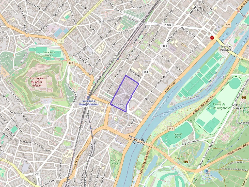 Appartement 86 m² quatre pièces à vendre à Suresnes