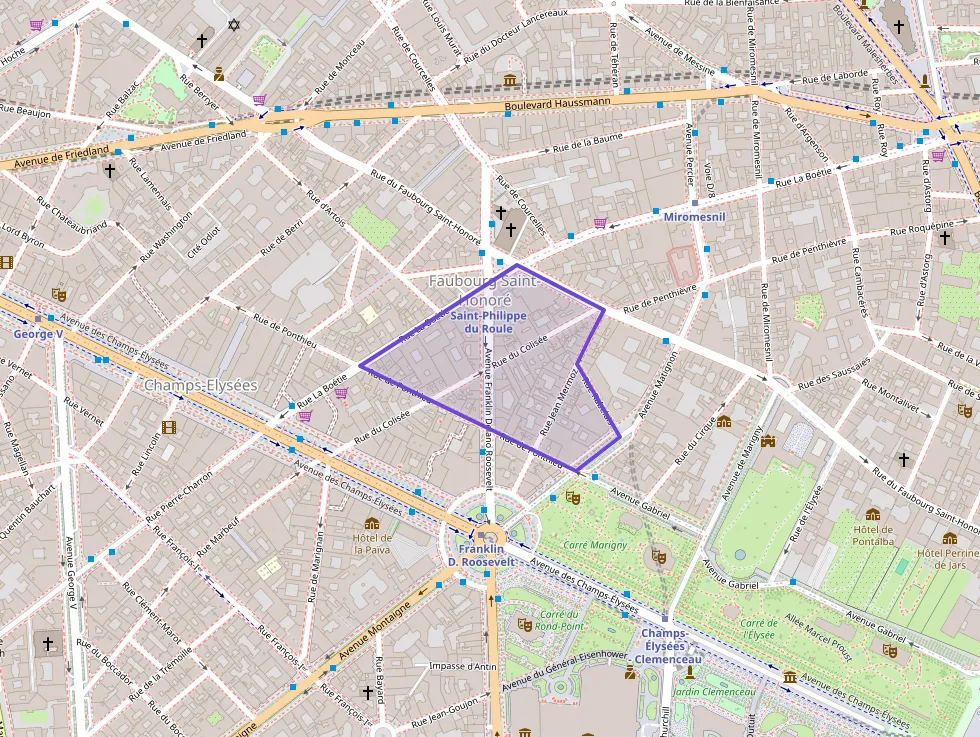 Appartement 75 m² trois pièces à vendre à Paris 8e Arrondissement