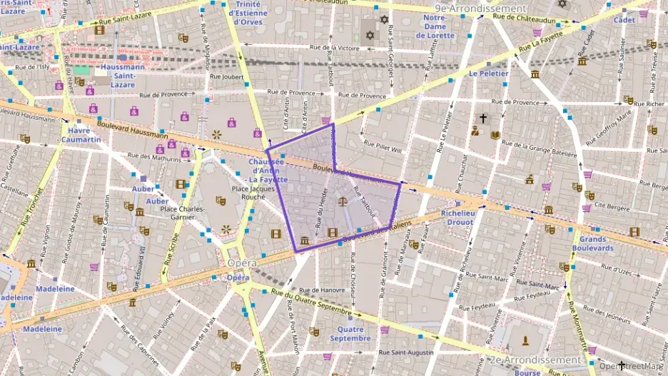 Appartement 74 m² trois pièces à vendre à Paris 9e Arrondissement