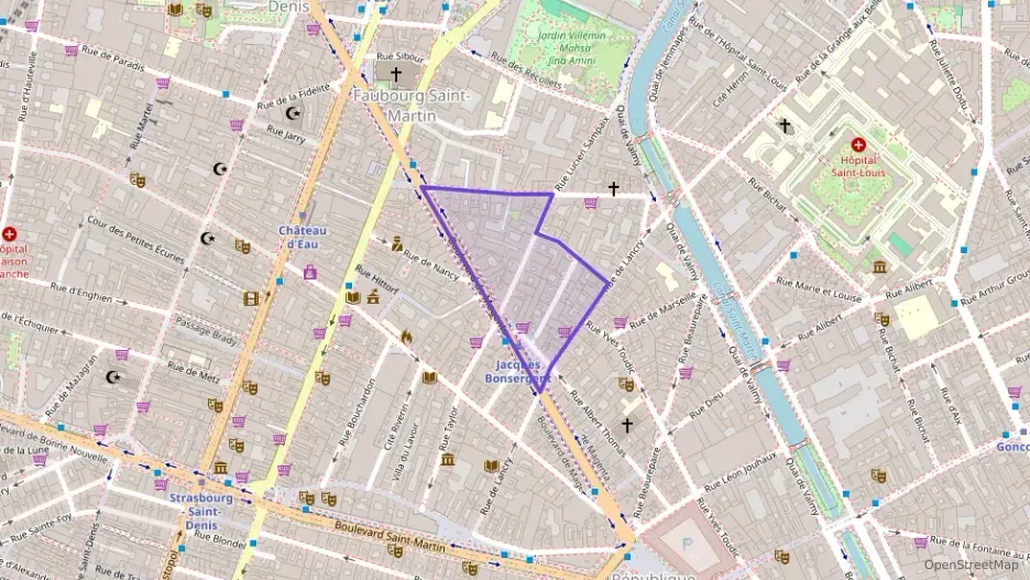 Appartement 40 m² deux pieces à vendre à Paris 10e Arrondissement