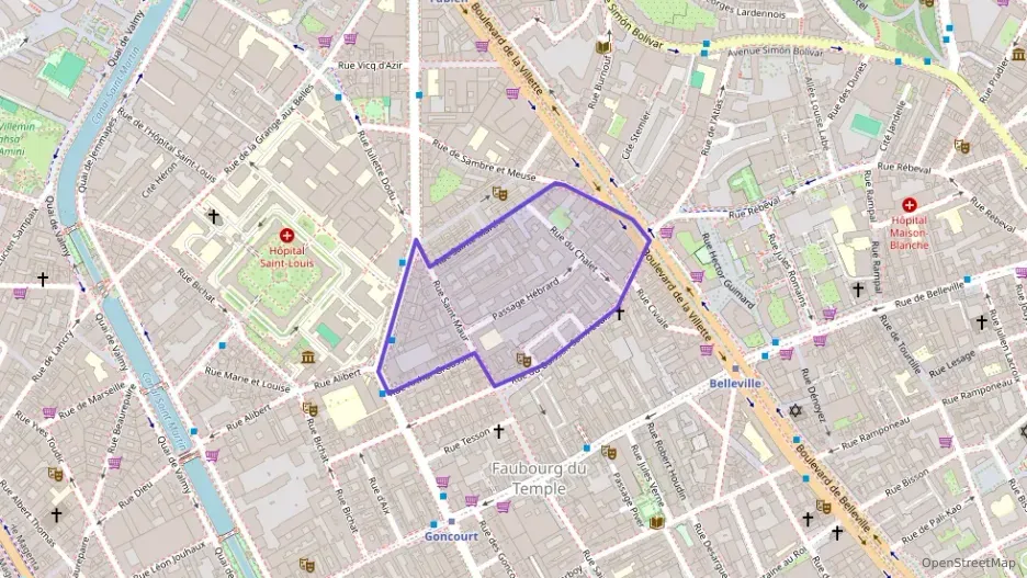 Appartement 58 m² trois pièces à vendre à Paris 10e Arrondissement