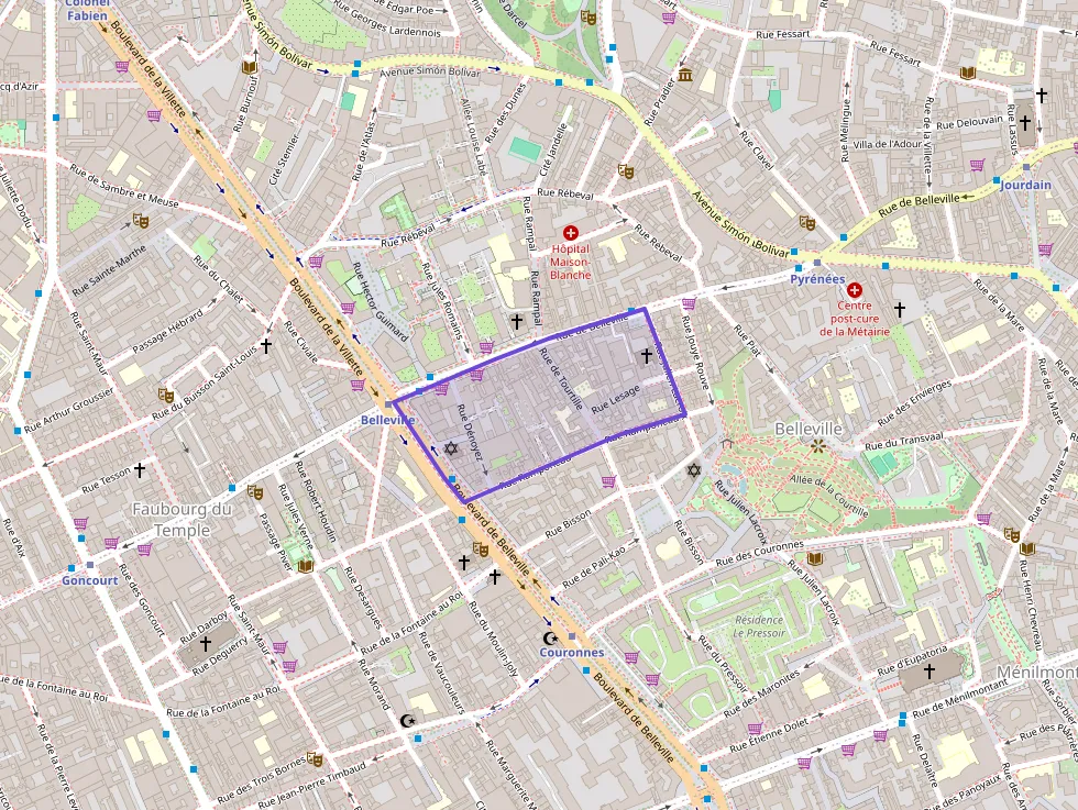 Appartement 24 m² une piece à vendre à Paris 20e Arrondissement